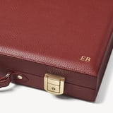 17-inch Backgammon Set Merlot Pebble