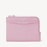 Zipped Travel Wallet Powder Lilac Pebble