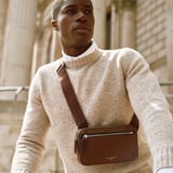 Reporter Compact Crossbody Tobacco Pebble