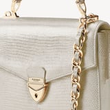 Midi Mayfair® 2 White Metallic Lizard