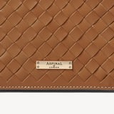Ella Crossbody Tan Woven Leather