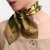 Aspinal Signature Silk Neck Bow Racing Green Pure Silk