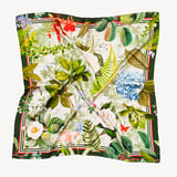 Secret Forest Silk Scarf Green Pure Silk