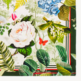 Secret Forest Silk Scarf Green Pure Silk