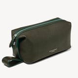 Reporter Wash Bag Forest Green Pebble