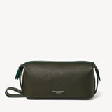 Reporter Wash Bag Forest Green Pebble