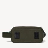 Reporter Wash Bag Forest Green Pebble