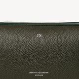 Reporter Wash Bag Forest Green Pebble