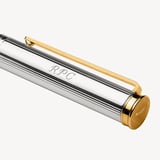 Regent Ballpoint Pen Sterling Silver 925 with 23ct Gold