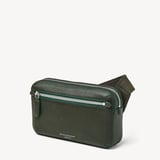 Reporter Compact Crossbody Forest Green Pebble