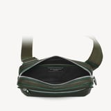 Reporter Compact Crossbody Forest Green Pebble