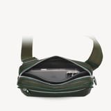 Reporter Compact Crossbody Forest Green Pebble