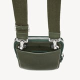 Reporter Crossbody Phone Bag Forest Green Pebble
