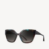 Como Square Sunglasses Teal Marble 