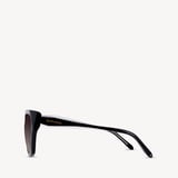 Como Square Sunglasses Black Crystal 