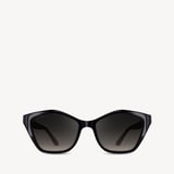Chelsea Cat-Eye Sunglasses Black 