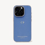 iPhone 15 Pro Case Capri Blue Pebble