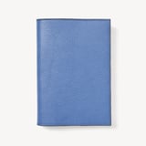 A5 Refillable Luxury Journal Capri Blue Pebble with Soft Suede Lining