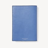 A5 Refillable Luxury Journal Capri Blue Pebble with Soft Suede Lining