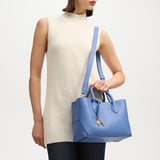 Midi London Tote Capri Blue Pebble