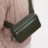 Reporter Compact Crossbody Forest Green Pebble