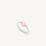 Gemstone Ring Rose Quartz & Sterling Silver 925