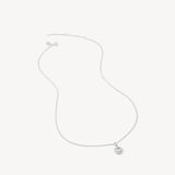 Gemstone Pendant Necklace Rainbow Moonstone & Sterling Silver 925