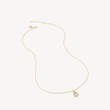 Gemstone Pendant Necklace Rainbow Moonstone & 18ct Gold Vermeil
