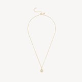Gemstone Pendant Necklace Rainbow Moonstone & 18ct Gold Vermeil