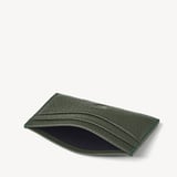 Slim Credit Card Holder Forest Green Pebble
