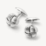 Fine Wire Knot Cufflinks Sterling Silver 925