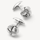 Fine Wire Knot Cufflinks Sterling Silver 925