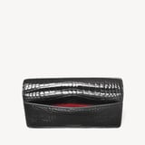 Mayfair®Clutch Black Patent Croc