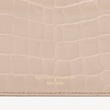 Mayfair®Clutch Soft Taupe Patent Croc