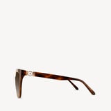 Ascot Cat-Eye Sunglasses Tortoiseshell 