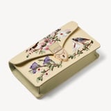 Mayfair®Clutch Ivory Canvas Raffia