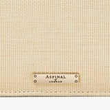 Mayfair®Clutch Ivory Canvas Raffia