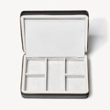 Large Travel Jewellery Case Black Pebble