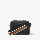 Camera Crossbody with Changeable Straps Black Pebble