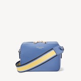 Camera Crossbody with Changeable Straps Capri Blue Pebble