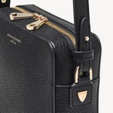 Camera Crossbody with Changeable Straps Black Pebble