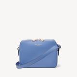 Camera Crossbody with Changeable Straps Capri Blue Pebble