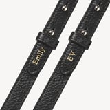 Camera Crossbody with Changeable Straps Black Pebble