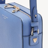 Camera Crossbody with Changeable Straps Capri Blue Pebble