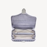 Midi Mayfair® Blue Metallic Woven Leather