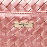 Midi Mayfair® Blush Pink Metallic Woven Leather