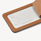 Luggage Tag Smooth Tan