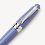 Baby Ballpoint Enamel Pen Capri Blue & Silver Plated