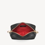 Camera Crossbody with Changeable Straps Black Pebble