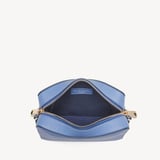 Camera Crossbody with Changeable Straps Capri Blue Pebble
